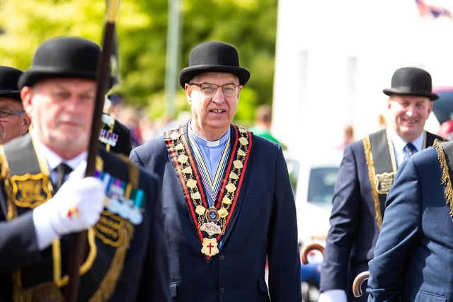 Royal Black Institution members celebrated the Last Saturday in Loughgall, Co Armagh. The village hosted one of six of the major demonstrations marking the finale of the 2023 parading season, with Sovereign Grand Master Rev William Anderson in attendance, and 4,000 participants in the parade.