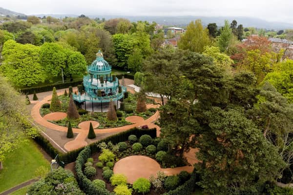 The garden was designed by Diarmuid Gavin.