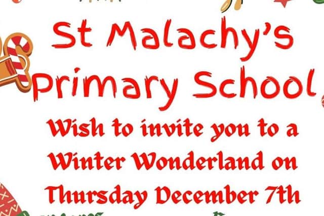As winter closes in and the elves are preparing for their busy season, St Malachy’s Primary School, Coleraine, are holding a fantastically-festive Winter Wonderland this year. Credit St Malachy's PS
