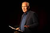 Actor Ian McElhinney who opened the Northern Lights event.