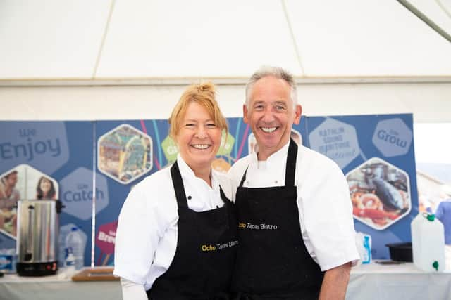 Sean and Trudy Brolly of the new Ocho Bistro at The Cranagh Marina, near Coleraine