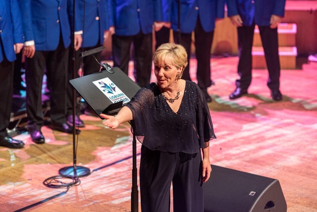 Musical Director of Barry Male Voice Choir Dorothy Connell