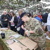 The military village was a popular attraction at the Sandy Bay Playing Fields event. Credit: MCAULEY_MULTIMEDIA