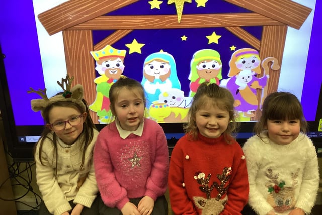 Pupils of Year One at Ballymoney Model Integrated Primary School gave an excellent performance of Nursery Rhyme Nativity