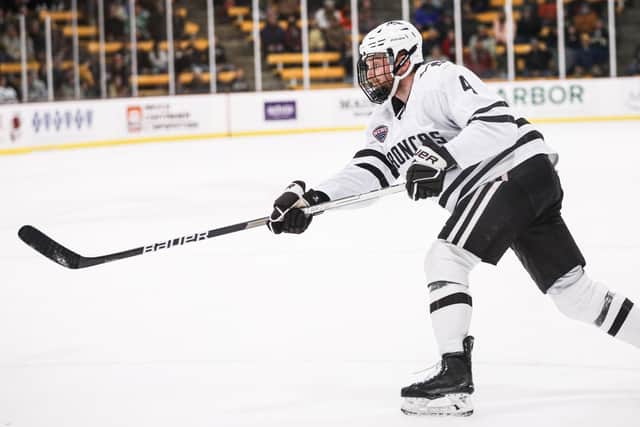 Zak Galambos has signed for the Belfast Giants next season. Picture: Western Michigan University