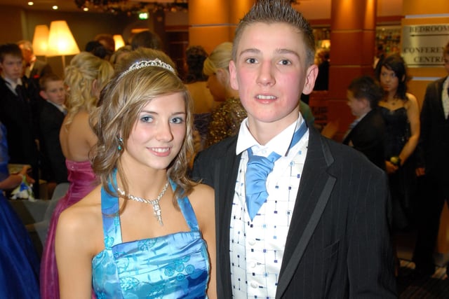 Gillian Paisley and Ryan Loughlin at a Larne High School formal. LT50-375-PR