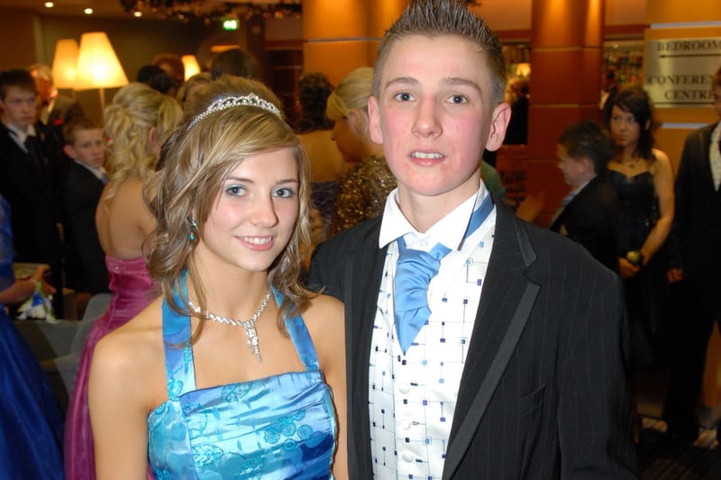 Gillian Paisley and Ryan Loughlin at a Larne High School formal. LT50-375-PR