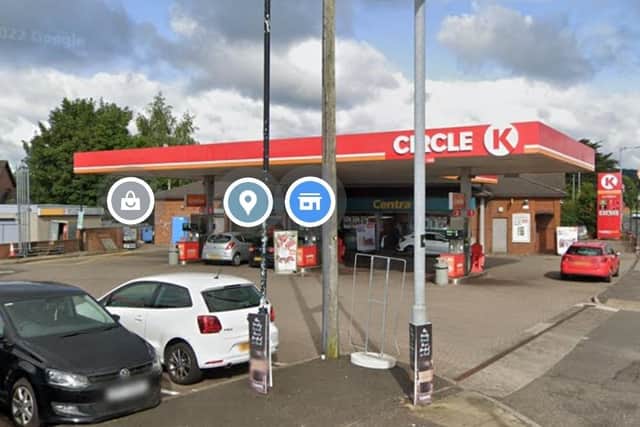Petrol filling station, Woodburn Road, Carrickfergus. Photo: Google Maps