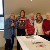 The Bushmills group, pictured with Lisa McCaughan (second from left - Heritage Outreach Officer, The Courthouse Shared Space Creative Hub, Bushmills) at the celebration event.