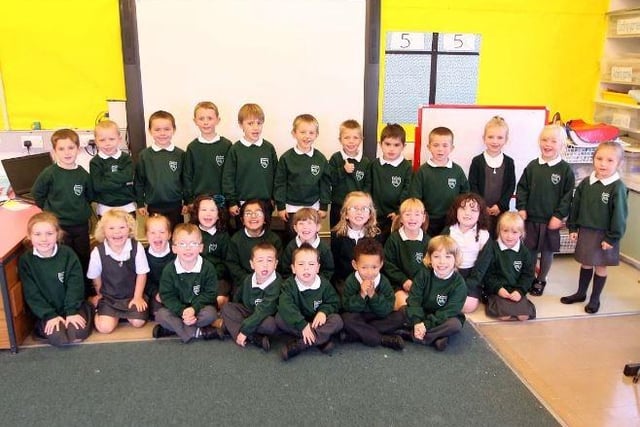 Mrs McCoy and Mrs Smith's class at Ashgrove Primary School in 2013.