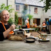 Fiona Chapman, founder of On the Hoof pictured at the Cooking with Fire event