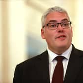 DUP leader Gavin Robinson has said unionist must co-operate if they are to win. Photo: Liam McBurney/PA Wire
