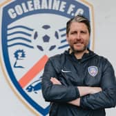 Coleraine FC has confirmed the appointment of Ruaidhrí Higgins as the club’s new first-team manager. CREDIT COLERAINE FC
