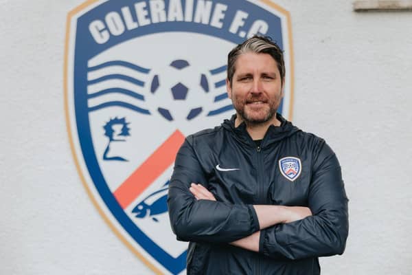 Coleraine FC has confirmed the appointment of Ruaidhrí Higgins as the club’s new first-team manager. CREDIT COLERAINE FC