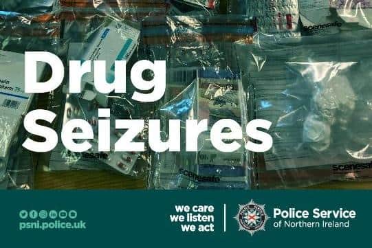 The man was arrested on suspicion of possession of a Class B controlled drug with intent to supply, possession of a Class B controlled drug and obstructing powers of search for drugs.