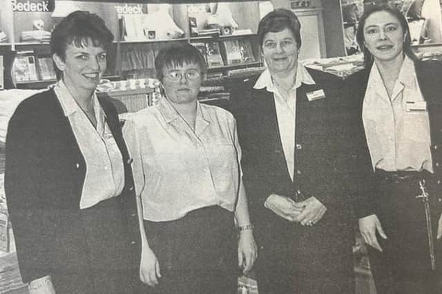 Houstons staff members from 2000, L-R: Shirley McCready, Anne Coulter, Mary Wright and Ruth McBride.