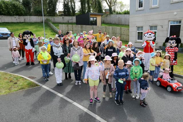Mid Ulster Council Chairperson Cllr Cora Corry and Vice Chair Cllr Frances Burton picturd at Earls Court in Dungannon whose residents were took part in a spring cleaning and planting event to help brighten up the local area. They were supported by Radius Housing.