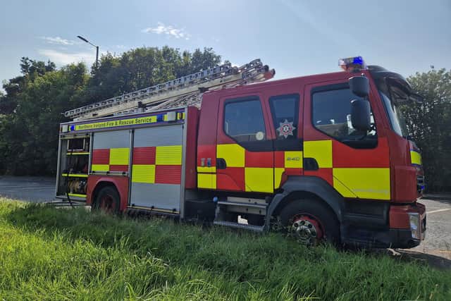 Fire appliance from NI Fire and Rescue Service. Photo NI World