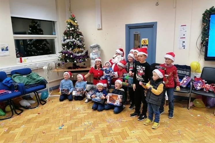 Lots of children attended Fireman Santa's Christmas Party in Portadown Fire Station.