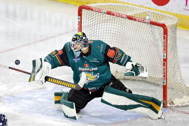 It is the signing that the Stena Line Belfast Giants' fanbase had been hoping for. And now it has been confirmed, netminder Tyler Beskorowany will be returning for the upcoming 2023/24 season. Photo by William Cherry/Presseye