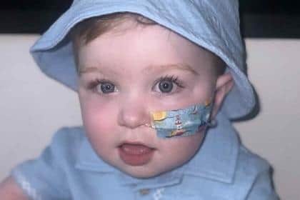 Little Jozie McAdorey-Magill, Donna's nephew, who inspired her to raise money for the Children's Heartbeat Trust. Pic credit; SEHSCT