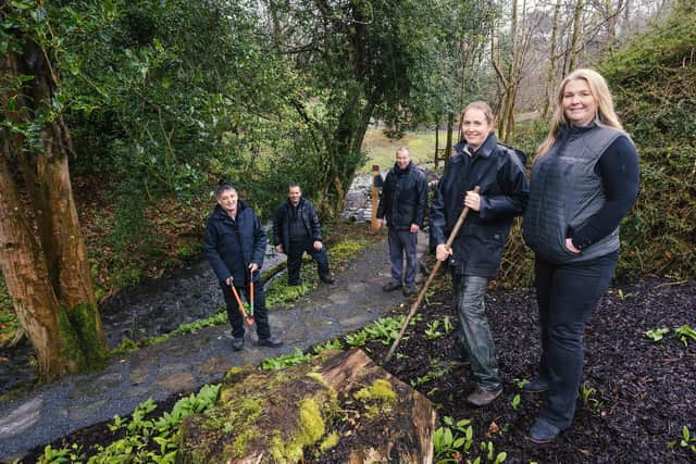 The Montalto Estate gardening team at the opening of The Lost Garden Trail.