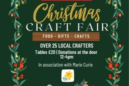 Over 25 stalls will be at the Christmas craft fair at Temple Golf Club on December 3 from 12noon-4pm.