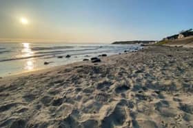 DAERA Minister Andrew Muir has announced that seven new bathing water sites - including this one at Drain's Bay Larne - have been formally identified for Northern Ireland. CREDIT VISIT LARNE