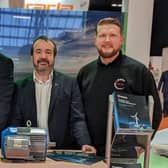 From left: Declan Skene (MCE Scotland), Eugene Heaney (Invest NI), Michael Thompson (Everun) and Lewis Cummings (MCE Scotland)