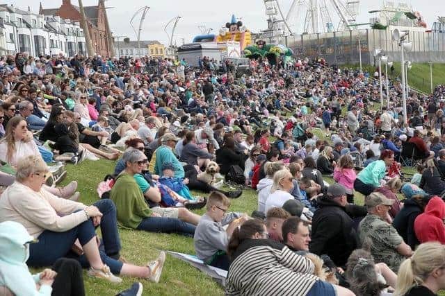 The crowds pictured at last year's Portrush Raft Race. Photograph by Declan Roughan