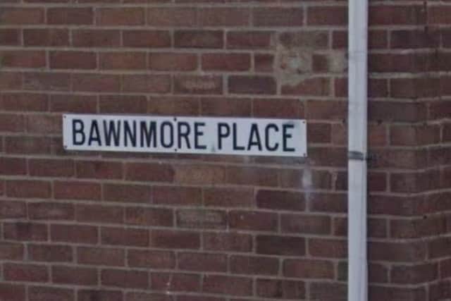 Bawnmore Place street sign. Pic: Google Maps