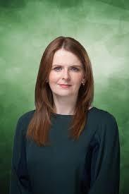 Dr Caoimhe Archibald - Minister for Finance.
