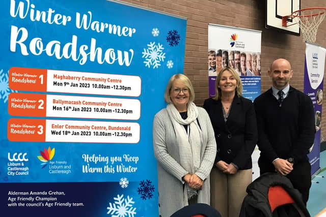 Alderman Amanda Grehan, the Council’s Age Friendly Champion is delighted the council is are hosting a three session roadshow to offer  older residents the chance to get advice on staying warm and well this winter.