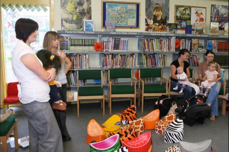Attending the teddy bears picnic at Greenisland Library in 2007.