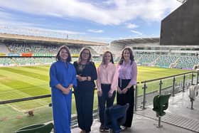From left: Amy Junkin, Enterprise NI; Susan McKane, British Business Bank; Catherine McCallan, Department for the Economy; and Una McKeague, Enterprise NI
