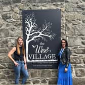 Victoria Nichols of The Wee Village with Mallusk Enterprise Park business adviser Louise Parkes. Credit: Mallusk Enterprise Park.