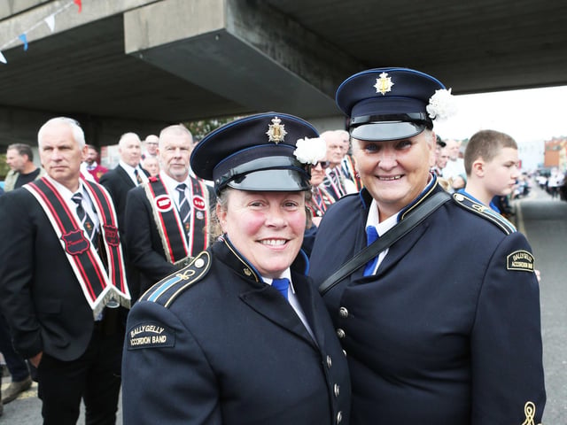 All smiles at the 'Last Saturday' parade in Larne.