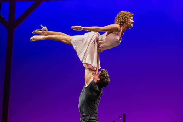 Michael O’Reilly (West Side Story, Leicester Curve; Matthew Bourne’s Lord of the Flies, Theatre Royal Plymouth) and Kira Malou (Fame, Troubadour Wembley Park Theatre; Penny on Mars, Disney Plus) will reprise their roles as Johnny and Baby on tour. Credit Millennium Forum