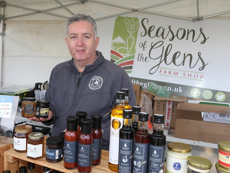 The artisan market drew a big crowd on Saturday at Ballycastle.