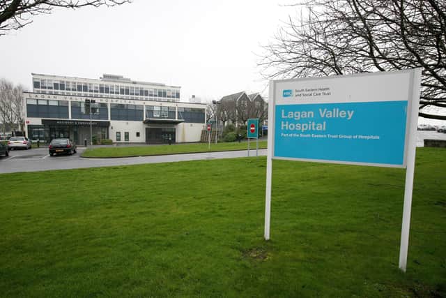 Concerns raised over traffic flow at Lagan Valley Hospital in Lisburn. Pic credit: NIWD