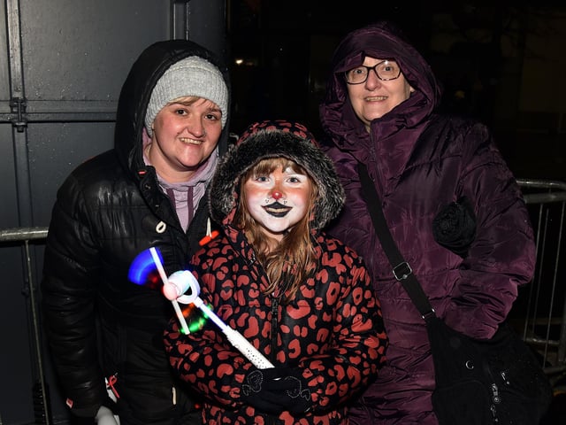 Having fun at the Lurgan Christmas lights switch-on. LM47-202.