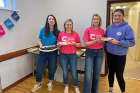 Members of the Cancer Research Rathfriland Group ready for the coffee morning.