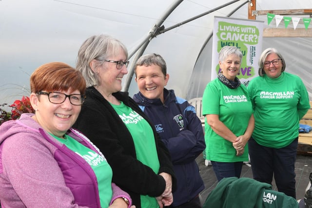 Roslyn Graham, Rosemary Iliff, Jenny McGinn, Yvonne Bloomer, Glynis Elder pictured at the ‘Feel-Good Gardening’ project.