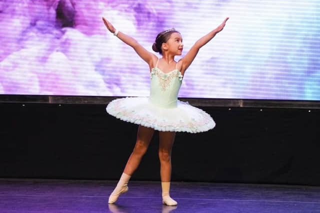 Seven year old Penelope Cobb from Dromore will join Team Northern Ireland at the Dance World Cup in Prague this year. Pic credit: Ruth Reid