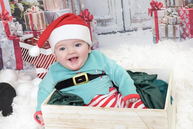 Finleys first Christmas! 6 months old. Picture: Nicola-Jean Jordan
