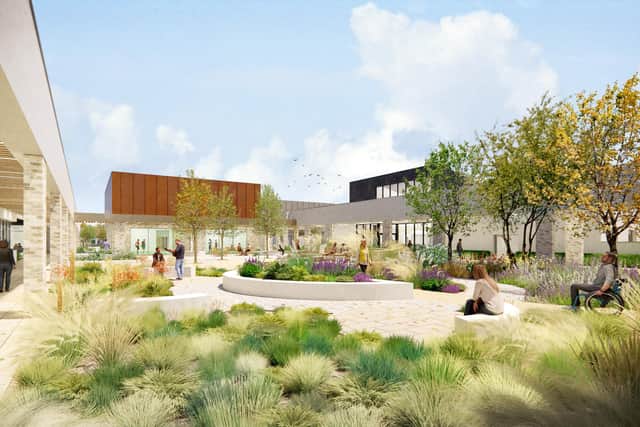 External landscaping is proposed as part of the unit. Pic provided by Northern Health and Social Care Trust