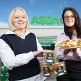 Cathy Elliot, Asda’s buying manager for NI Local with Claire McConkey, account manager for Avondale Foods.