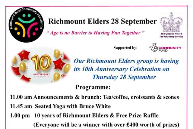 Richmount Rural Community Association, based near Portadown, Co Armagh, celebrating 10th anniversary.