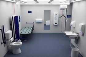 An example of the Changing Places accessible toilet facilities which are being considered by Causeway Coast and Glens Council for Rathlin Island. Credit changing-places.org