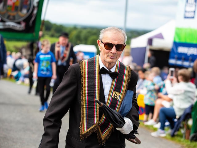 Smartly turned out for Saturday's parade.
